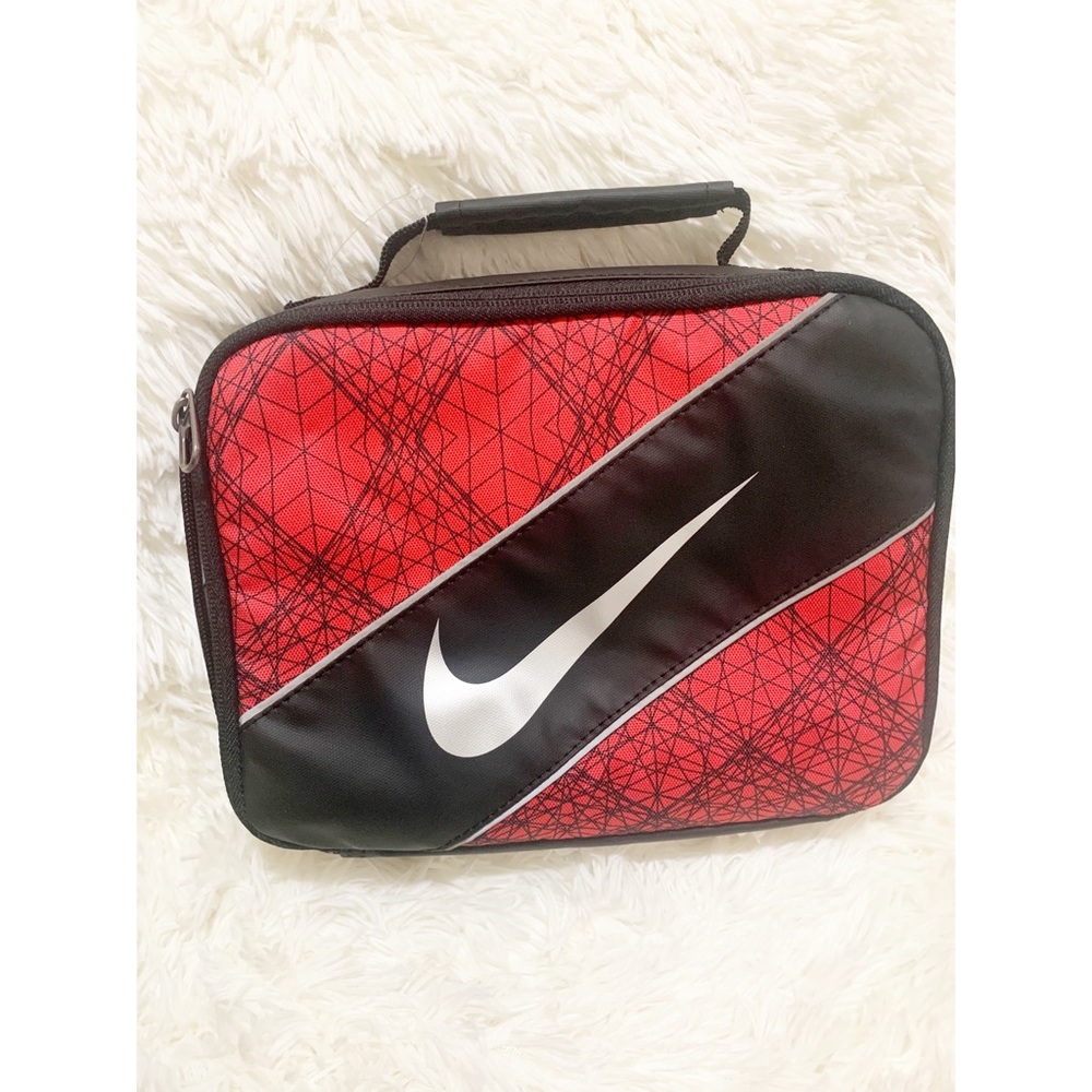 Nike Contrast Insulated Reflective Red Black Tote